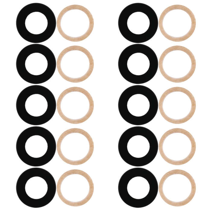 For Huawei P smart / Enjoy 7S 10pcs Back Camera Lens