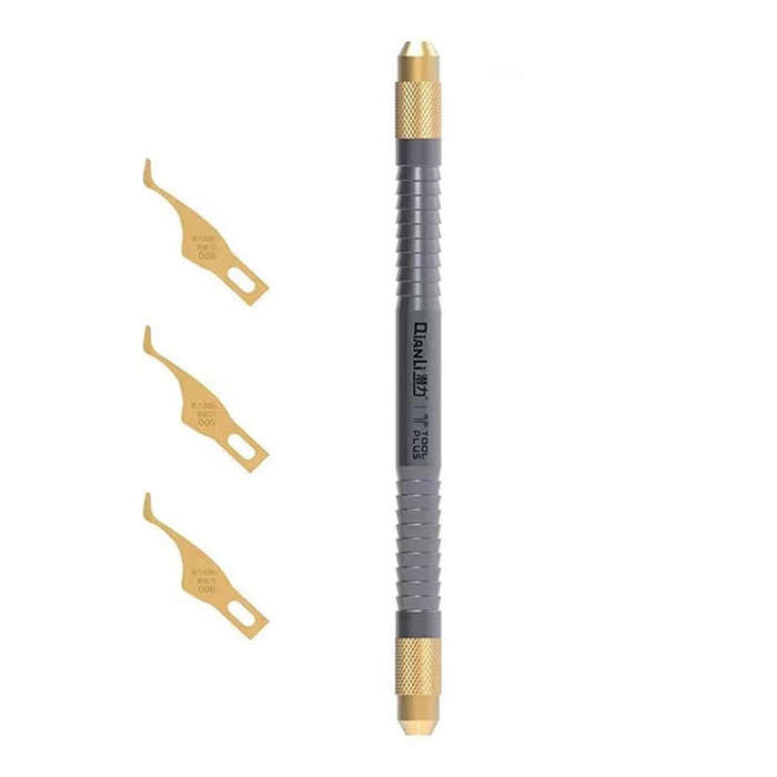 QIANLI 008 Multifunctioal CPU IC Glue Remover Knife Thin Blade Motherboard BGA Chip Glue Cleaning...