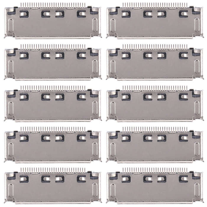 For Galaxy Note LTE 10.1 / N8020 10pcs Charging Port Connector, For Samsung Galaxy Note LTE 10.1