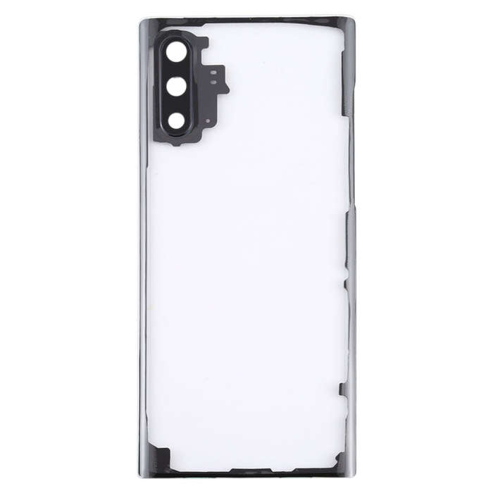For Samsung Galaxy Note 10 N970 N9700 Transparent Battery Back Cover with Camera Lens Cover , For...
