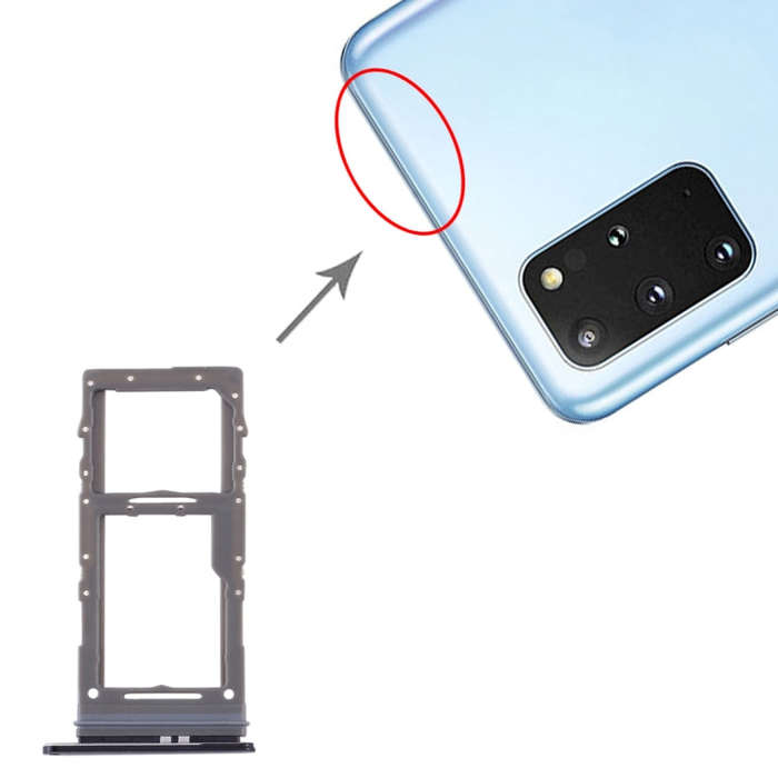 For Samsung Galaxy S20+ / Galaxy S20 Ultra SIM Card Tray + Micro SD Card Tray, For Samsung Galaxy...