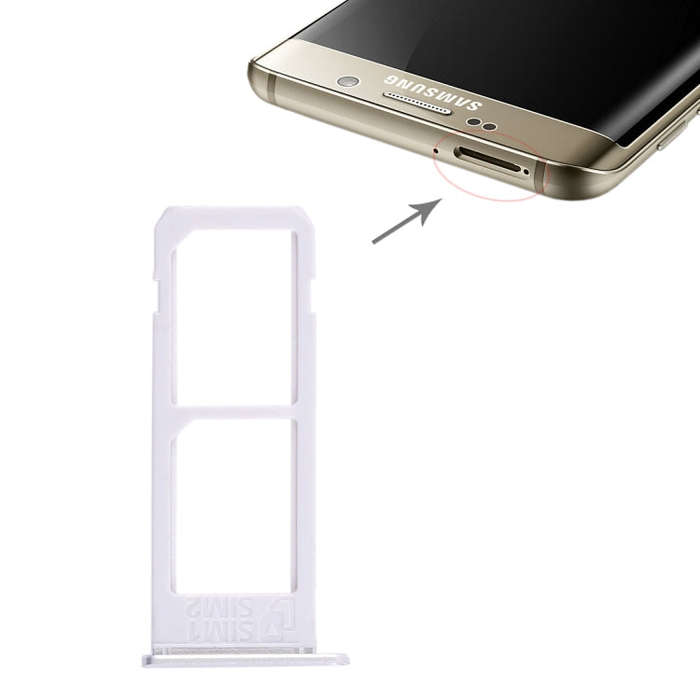 For Galaxy S6 Edge plus / S6 Edge+ 2 SIM Card Tray, For Galaxy S6+, For Samsung Galaxy S6 Edge pl...