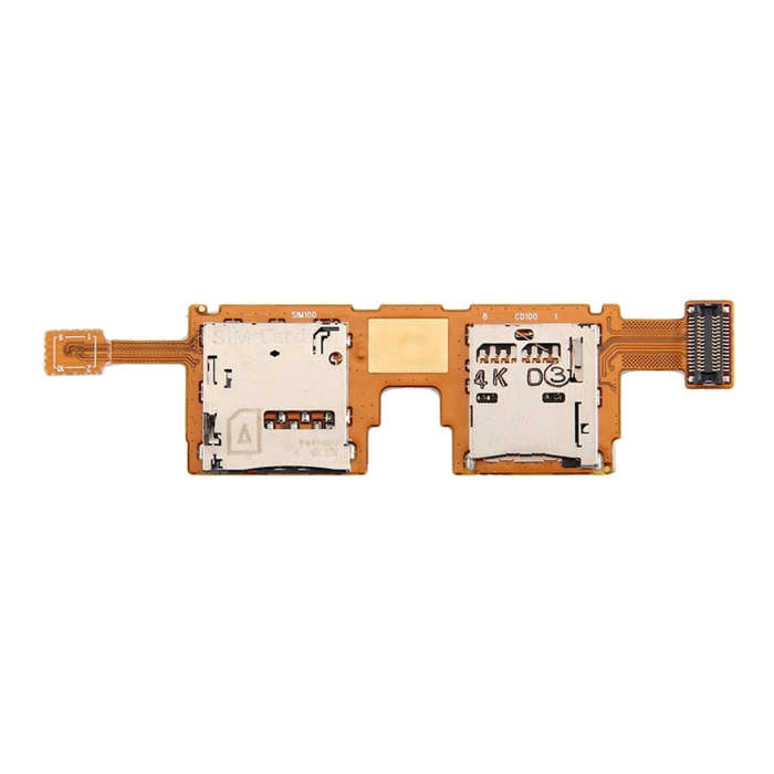 For Galaxy Note Pro 12.2 LTE / P905 SIM & SD Card Reader Contact Flex Cable, For Note Pro 12.2 LT...