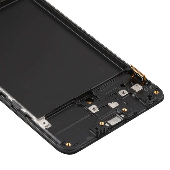 Original Super AMOLED Material LCD Screen and Digitizer Full Assembly with Frame for Galaxy A71, ...