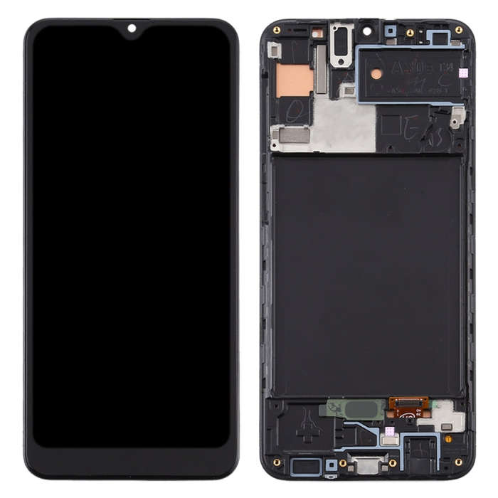 TFT Material LCD Screen and Digitizer Full Assembly With Frame for Samsung Galaxy A30s, For Samsu...