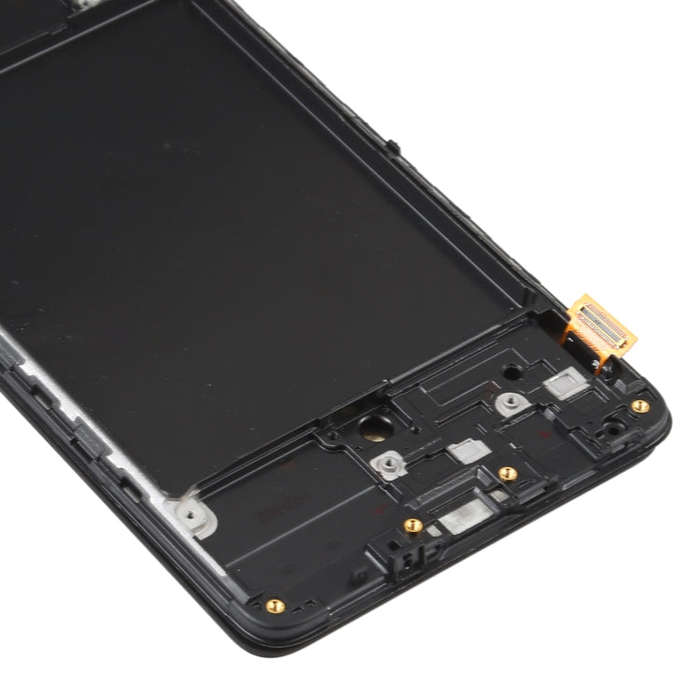 OLED Material LCD Screen and Digitizer Full Assembly with Frame for Samsung Galaxy A71 SM-A715(6....