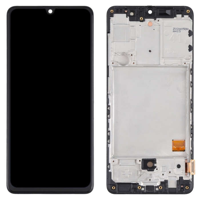 Original LCD Screen and Digitizer Full Assembly with Frame for Samsung Galaxy A41 SM-A415, For Sa...