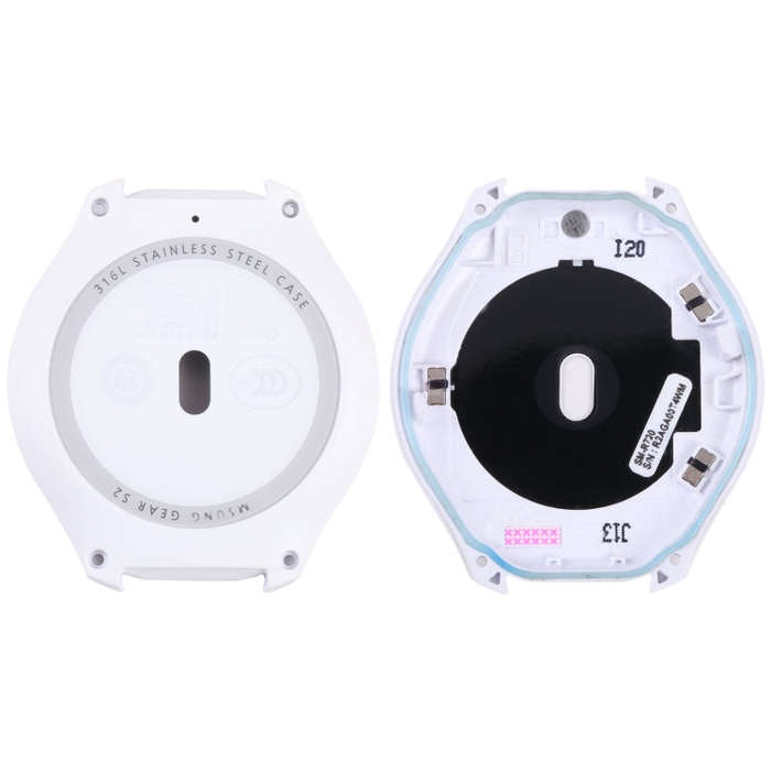 Rear Housing Cover with Glass Lens For Samsung Gear S2 SM-R720, SM-R720 (Black), SM-R720 (White)