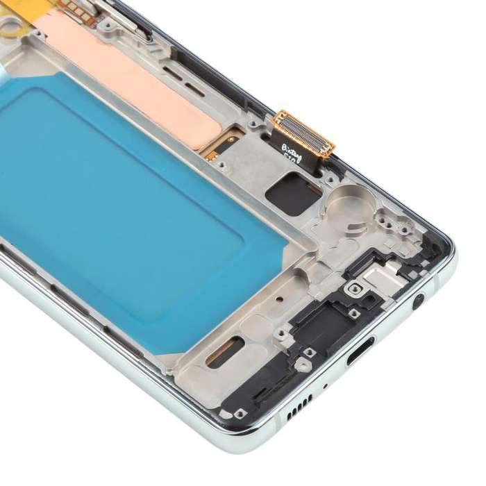 For Samsung Galaxy S10 4G SM-G973F 6.05 inch TFT LCD Screen Digitizer Full Assembly with Frame, N...
