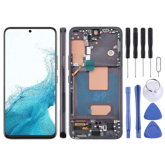 For Samsung Galaxy S22 SM-S901B 5.96 inch TFT LCD Screen Digitizer Full Assembly with Frame, Not ...