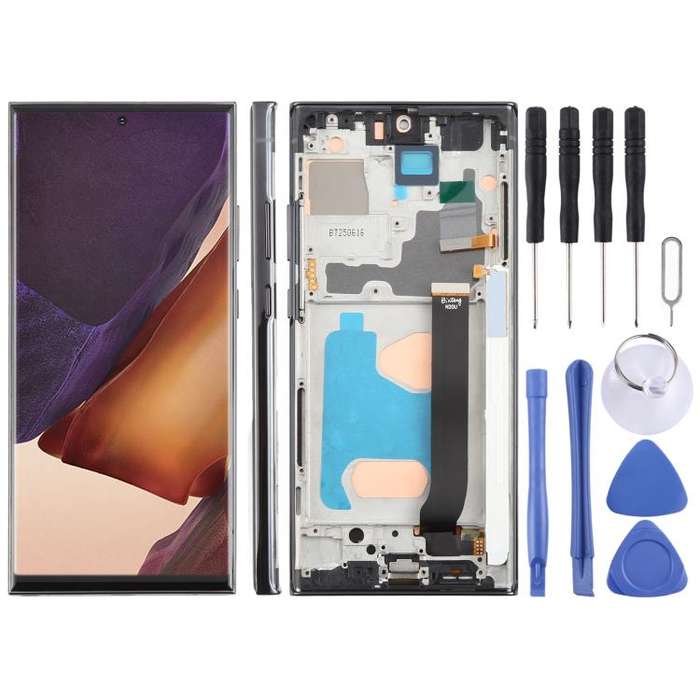 For Samsung Galaxy Note20 Ultra SM-N986B 6.72 inch TFT LCD Screen Digitizer Full Assembly with Fr...