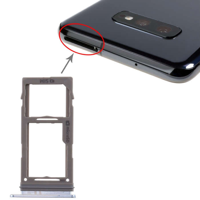 For Samsung Galaxy S10+ / S10 / S10e SIM Card Tray + Micro SD Card Tray, For Samsung Galaxy S10+,...
