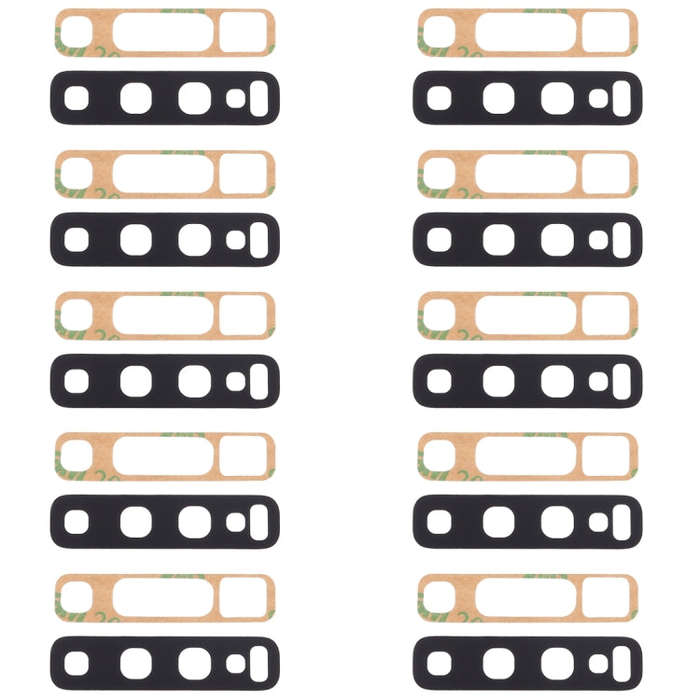 For Galaxy S10 10pcs Back Camera Lens & Adhesive, Galaxy S10