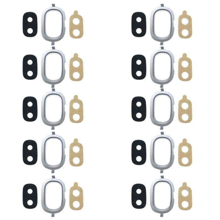 For Galaxy J4, J400F/DS, J400G/DS 10pcs Back Camera Bezel with Lens Cover & Adhesive