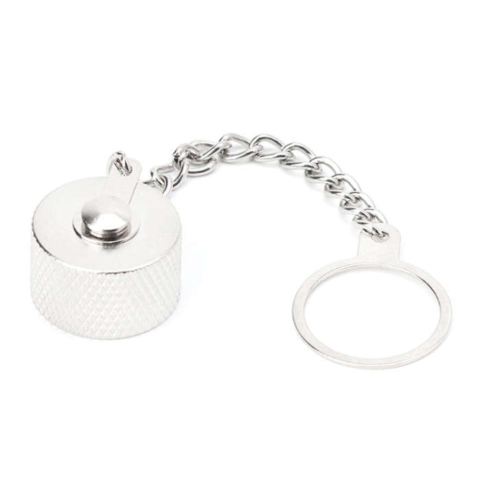 N Female UHF Female Dust Proof Cap Belt with M16 Threads RF Connector