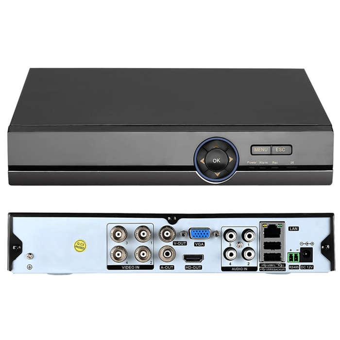 A41U-ZS 5 in 1 4 Channel Dual Stream H.264 1080N  AHD DVR, Support AHD / TVI / CVI / CVBS / IP Si...