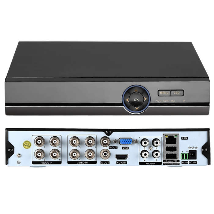 A81U-ZS 5 in 1 8 Channel Dual Stream H.264 1080N AHD DVR, Support AHD / TVI / CVI / CVBS / IP Sig...