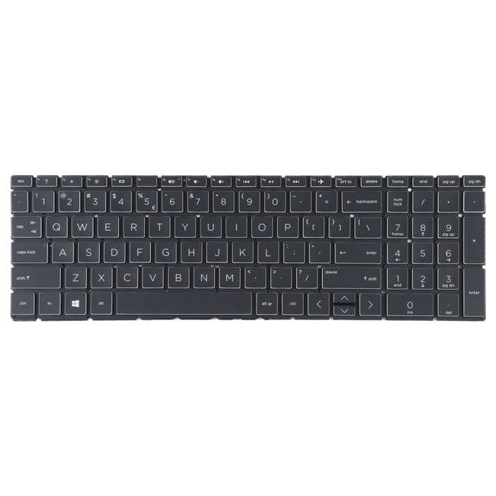 US Version Keyboard with Keyboard Backlight for HP 15-DA 15-DA0002DX 15-DA0008CA 15-DB 15-DB0003C...