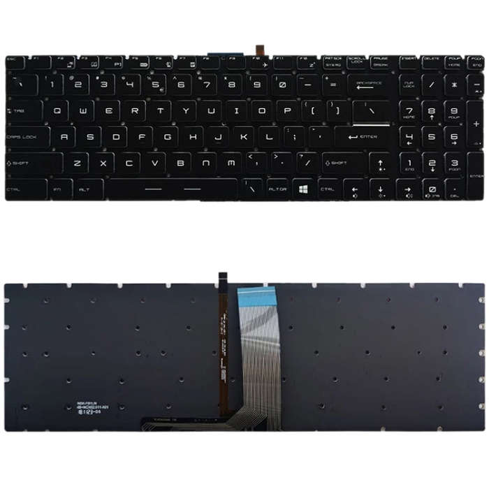 US Version Keyboard with Backlight for MSI GT62 GT72 GE62 GE72 GS60 GS70 GL62 GL72 GP62 GT72S GP7...