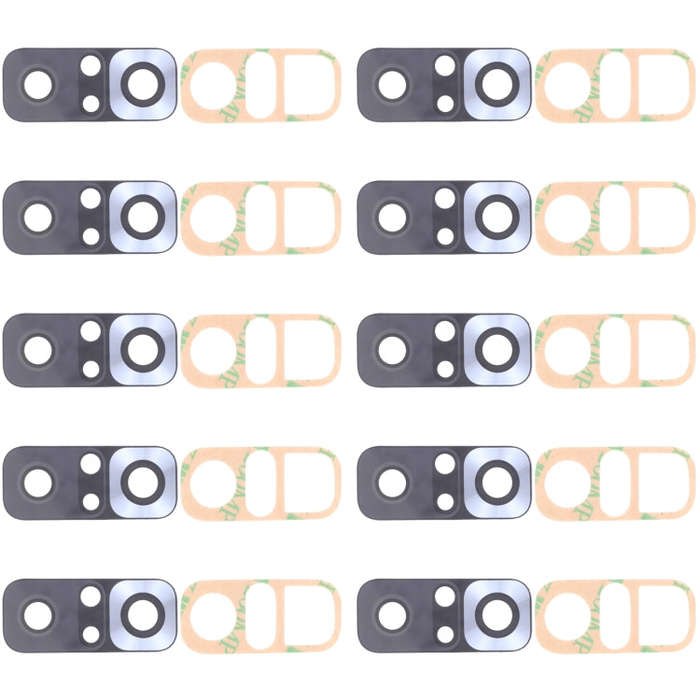 10 PCS Back Camera Lens for Xiaomi Redmi Note 10 Pro (India) / Redmi Note 10 Pro Max / Redmi Note...