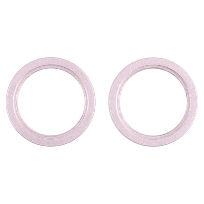 2 PCS Rear Camera Glass Lens Metal Outside Protector Hoop Ring for iPhone 13, For iPhone 13, For ...