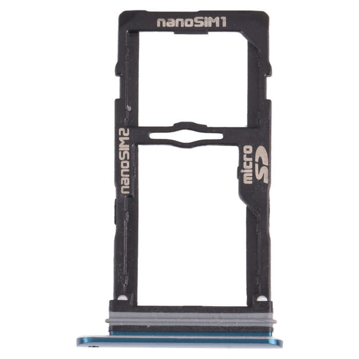 Nano SIM Card Tray + Nano SIM Card Tray / Micro SD Card Tray for LG G8S ThinQ LMG810, LM-G810, LM...