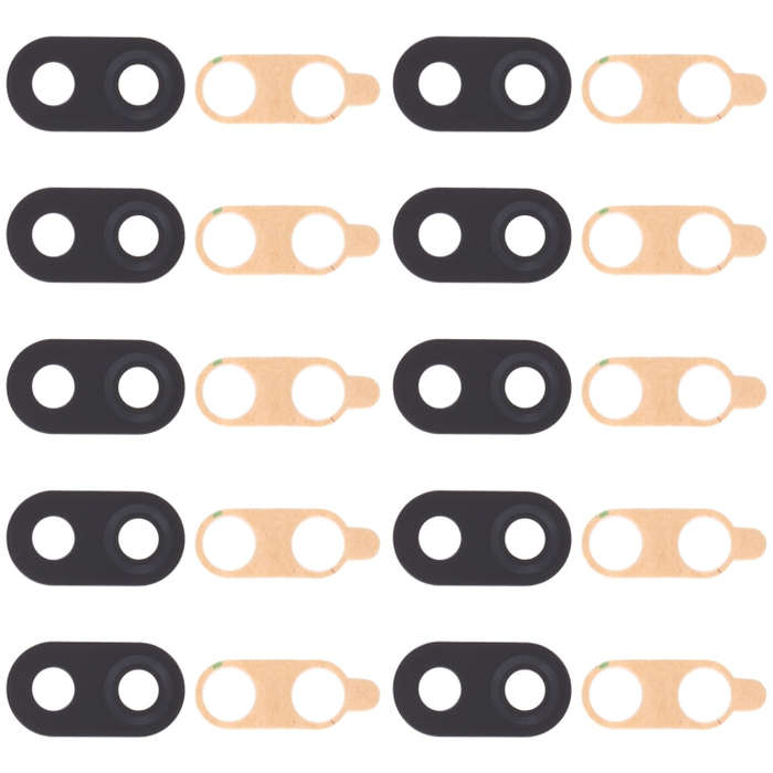 10 PCS Back Camera Lens for LG K40 / LG K12 / LG K12 Plus / LG X4 (2019) LMX420, LMX420EMW, LM-X420