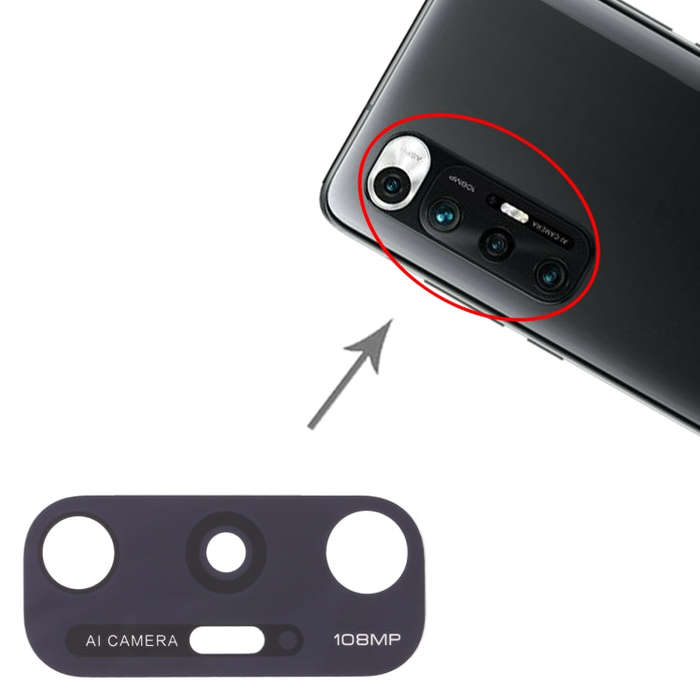 10 PCS Back Camera Lens for Xiaomi Mi 10s M2102J2SC