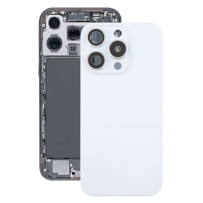 For iPhone 16 Pro Original Glass Battery Back Cover with Camera Lens Cover + MagSafe Magnet