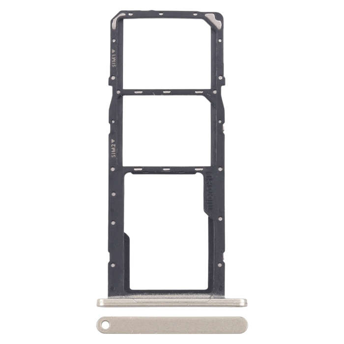 For Samsung Galaxy A06 SM-A065F Original SIM Card Tray + SIM Card Tray + Micro SD Card Tray, For ...