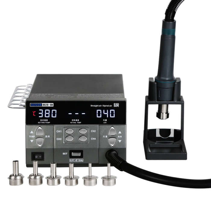SUGON 8620-DX 1200W Straight and Spiral Hot Air Gun, AU Plug, SUGON 8620-DX, AU Plug, SUGON 8620-...