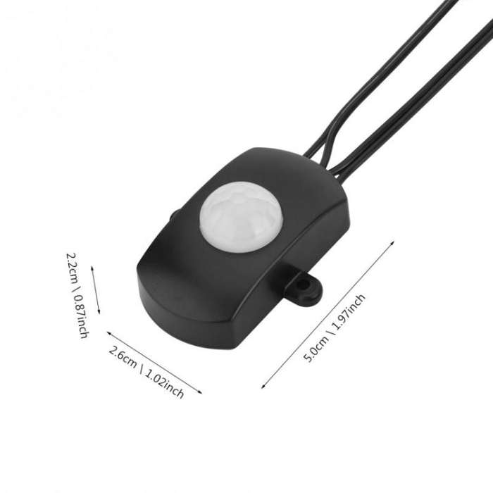 DC 5V/12V/24V USB Body Infrared PIR Motion Sensor Switch Human Motion Sensor Detector Switch For ...