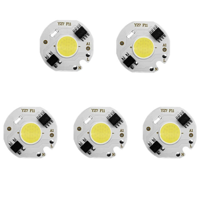 COB LED Light Chip AC 220V LED Bulb Light Intelligent IC Driver Bulb Light DIY Spotlight Downligh...