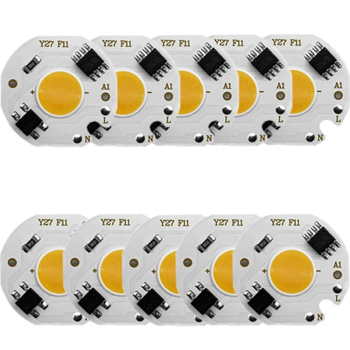 COB LED Light Chip AC 220V LED Bulb Light Intelligent IC Driver Bulb Light DIY Spotlight Downligh...
