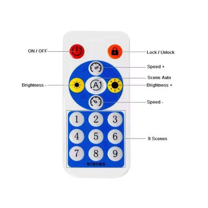 SP608E Dual Signal Output Mobile APP Control Bluetooth LED Controller Kit for WS2812B WS2811 1903...