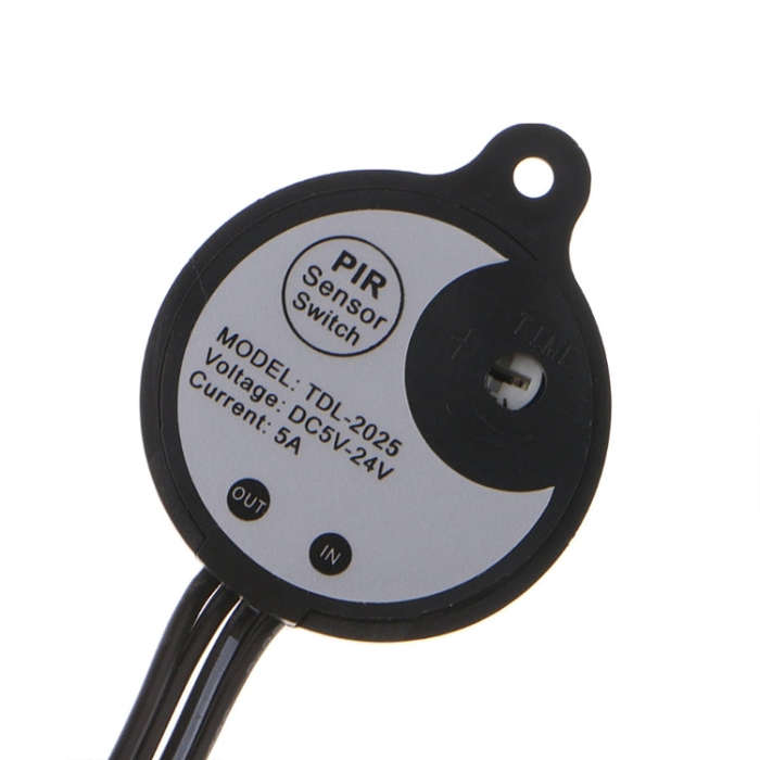 DC 5-24V/5A With Plug for LED Light Bar Human Body Infrared PIR Motion Sensor Switch