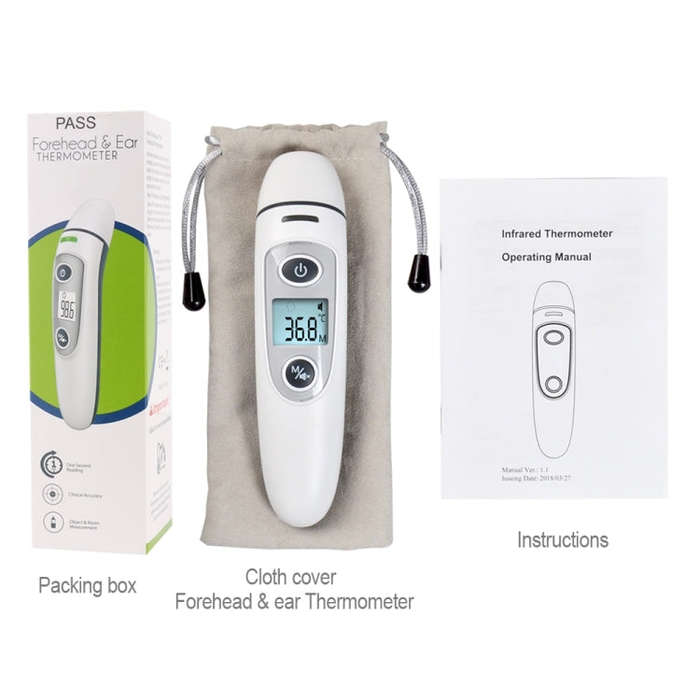 RZ8810 Thermometers Body Thermometer Ear LED Display Digital Electronic IR Thermometer Baby Fever...