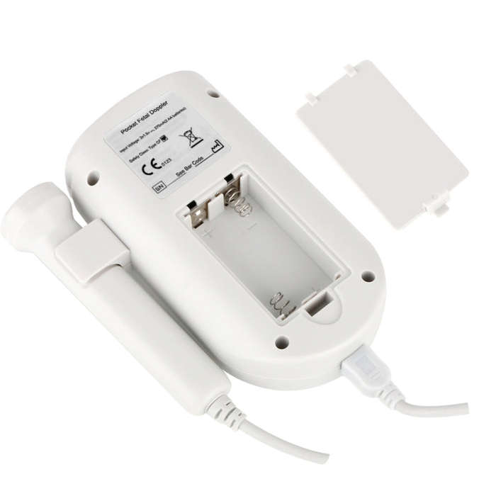 FD-100 Digital Fetal Doppler Ultrasound Sound Baby Heartbeat Detector Monitor LED Digital Prenata...