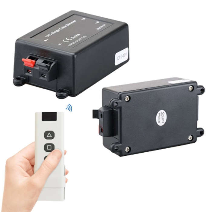 3 Key RF Wireless 12-24V LED Dimmer Controller for SMD 3528 SMD 5050 Single Color 12v Led Strip I...