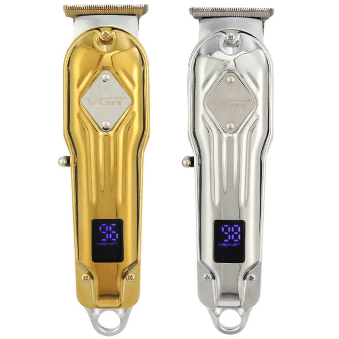 VGR V-261 8W USB Metal Professional Hair Clipper with LED Digital Display, V-261 (Gold), V-261 (S...
