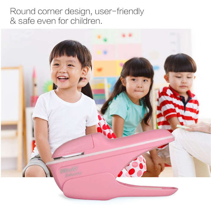 Hand-held Mini Safe Stapleless Staple Max 7 Sheets Paper Binding Machine