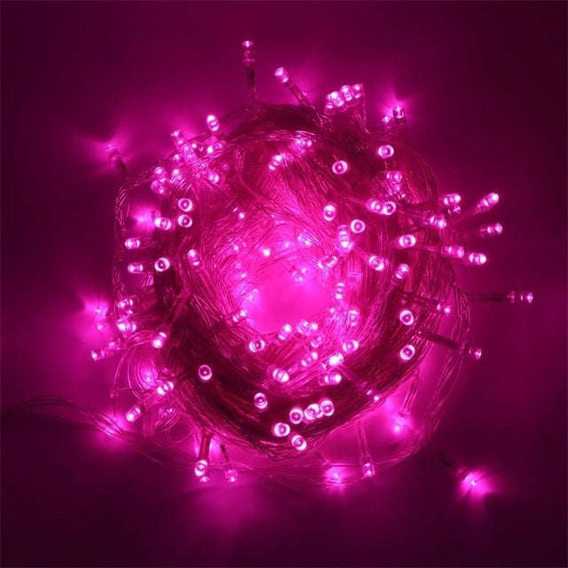 50M LED String Lights Christmas New Year Garland Decoration for Street Room House Garden Outdoor ...