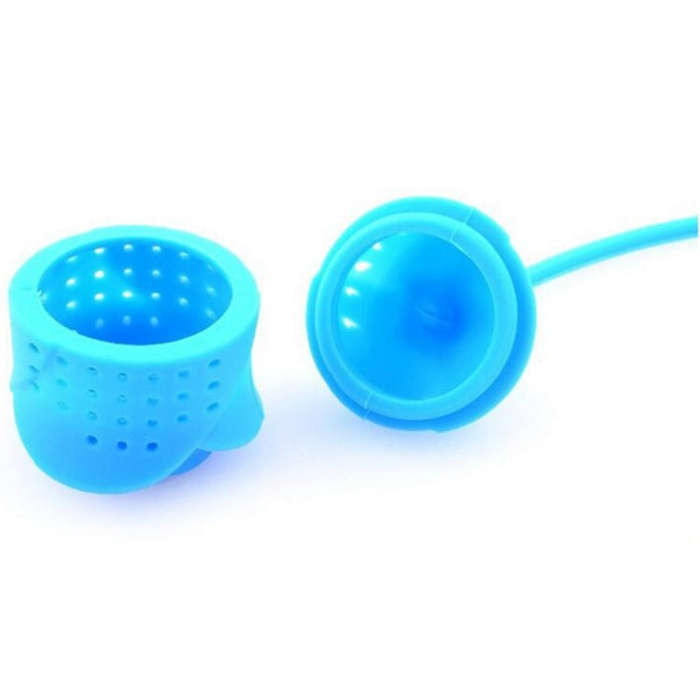 Rose Silicone Tea Infuser Loose Leaf Tea Strainer Herbal Spice Infuser Filter Tea Tools, color ra...