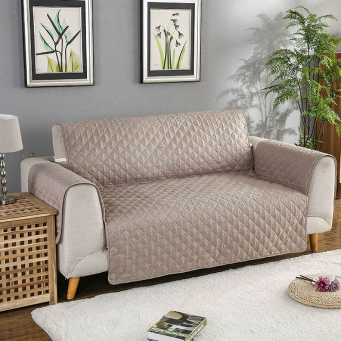 Reversible Machine Washable Sofa Couch Covers Anti-slip Recliner Sofa Protective Mat for Pet Dogs...