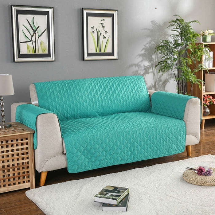 Reversible Machine Washable Sofa Couch Covers Anti-slip Recliner Sofa Protective Mat for Pet Dogs...