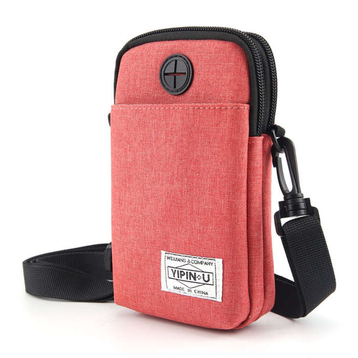 YIPINU Multifunctional Hanging Neck Mini Waterproof Mobile Phone Storage Bag