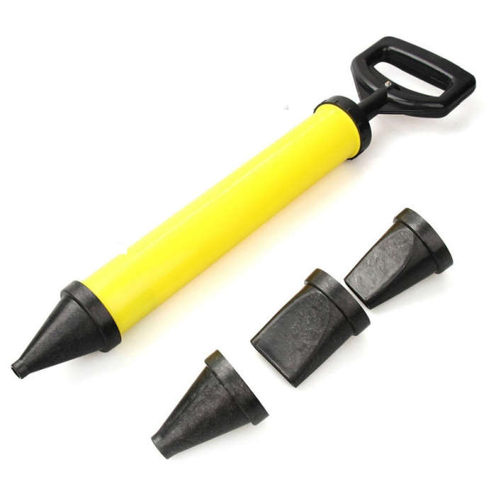 Four-purpose Cement Mortar Caulking Tool Anti-theft Door Caulking Grouting Tool, Caulking Groutin...