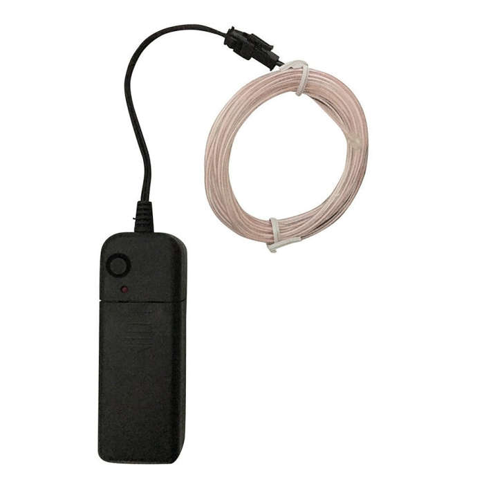 Flexible LED Light EL Wire String Strip Rope Glow Decor Neon Lamp USB Controlle  3M Energy saving...
