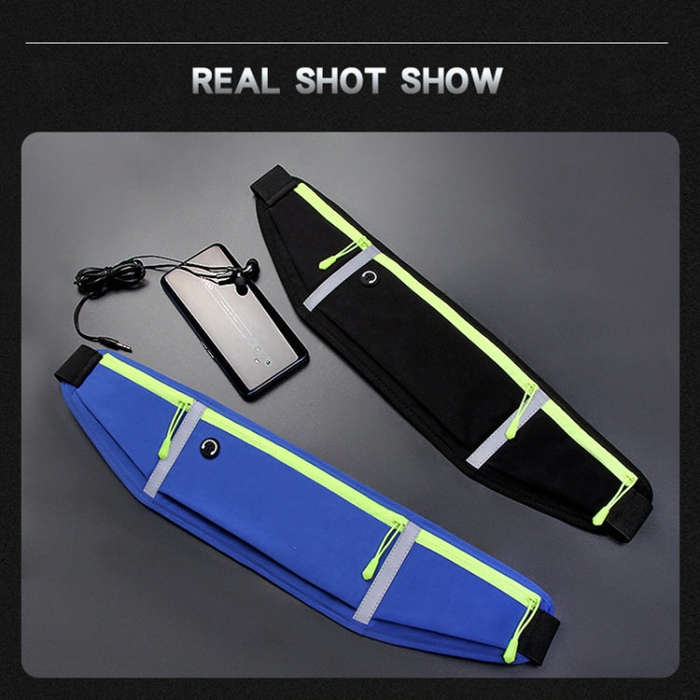 Outdoor Waterproof Belt Bag Sports Riding Mobile Phone Waist Bag, 7 inch