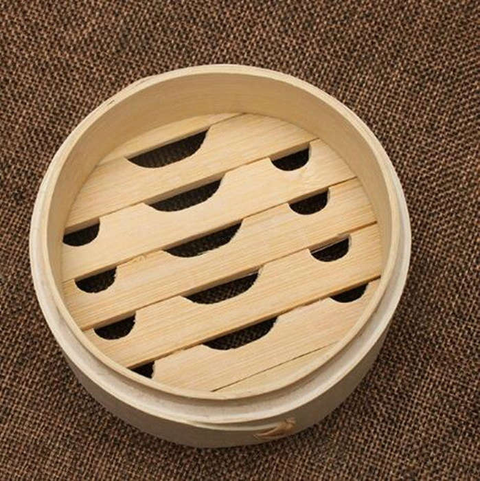 Xiaolongbao Bamboo Steamer Household Steamed Dumpling Cage Drawer Multi Layer Deepened Bamboo Ste...